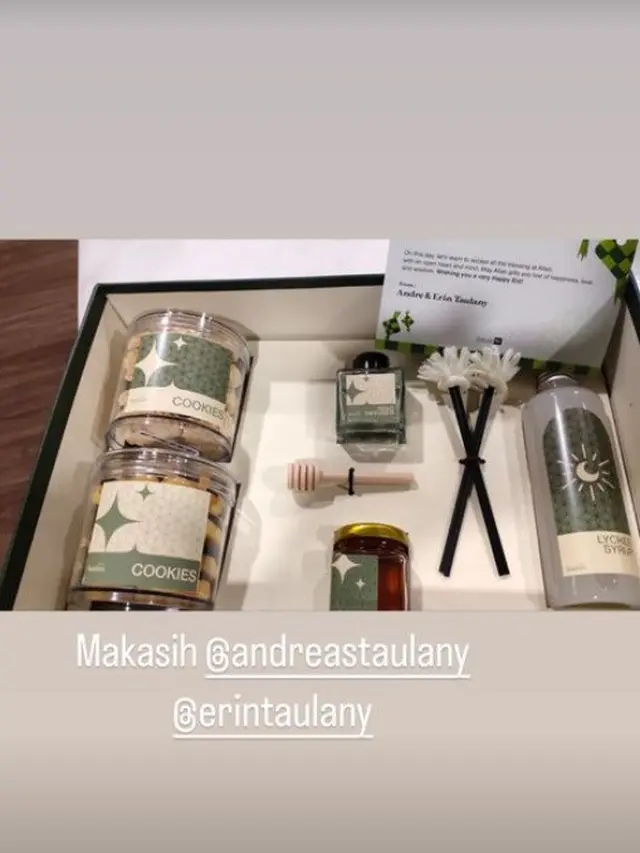 Hampers Lebaran Artis 2023. (Foto: Instagram Stories/ashanty_ash)