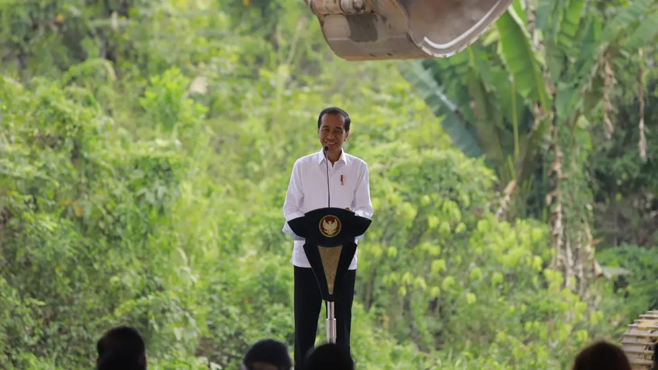 Presiden Joko Widodo Groundbreaking Revitalisasi SDN 020 Sepaku di Ibu Kota Nusantara