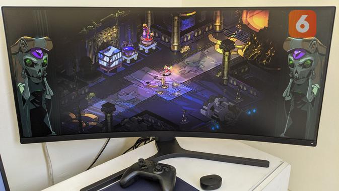 Xiaomi Mi Curved Gaming Monitor. (Liputan6.com/ Yuslianson)