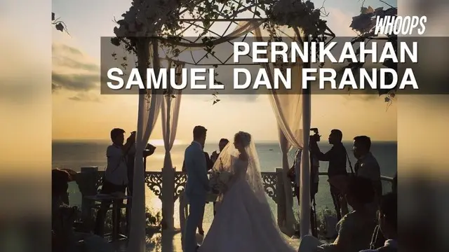 WHOOPS: Mengintip Suasana Pernikahan Samuel Zylgwn dan Franda