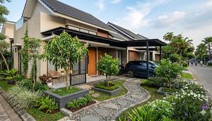 Kebun buah di rumah cluster (cretaed by AI)