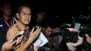 Dirjen Penyelenggaraan Haji dan Umroh, Kementerian Agama, Anggito Abimanyu mendatangi Gedung KPK (Liputan6.com/Helmi Fitrhiansyah)