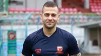 Striker baru Madura United, Aleksandar Rakic. (Bola.com/Aditya Wany)