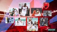 Kolase - Aksi-Aksi Pemain PSM di BRI Liga 1 2023/2024 (Bola.com/Adreanus Titus)