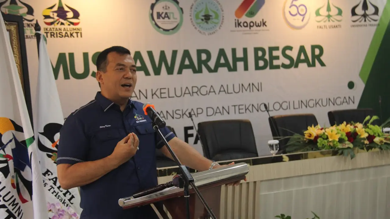 Ketua Umum IKA Trisakti yang juga Wakil Menteri Imigrasi dan Pemasyarakatan Silmy Karim (Istimewa)