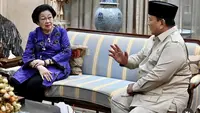 Momen Prabowo Takziah Wafatnya Guruh Soekarnoputra di Rumah Megawati