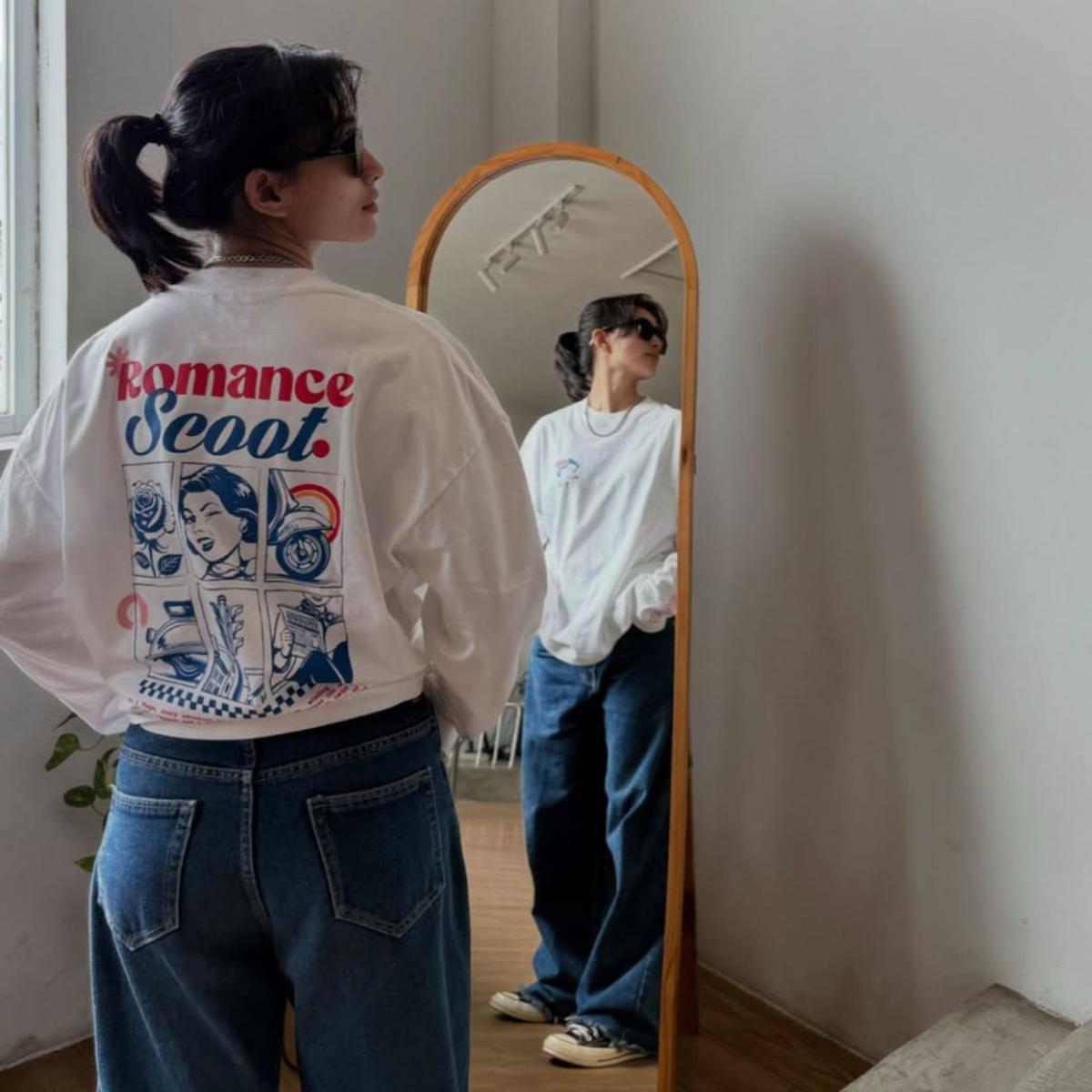 Penampilan streetwear Sintya Marisca