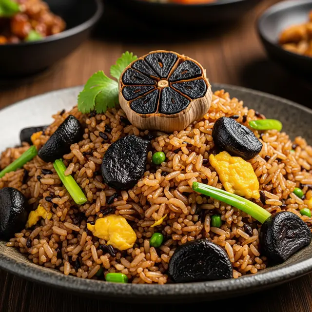 Black Garlic Fried Rice