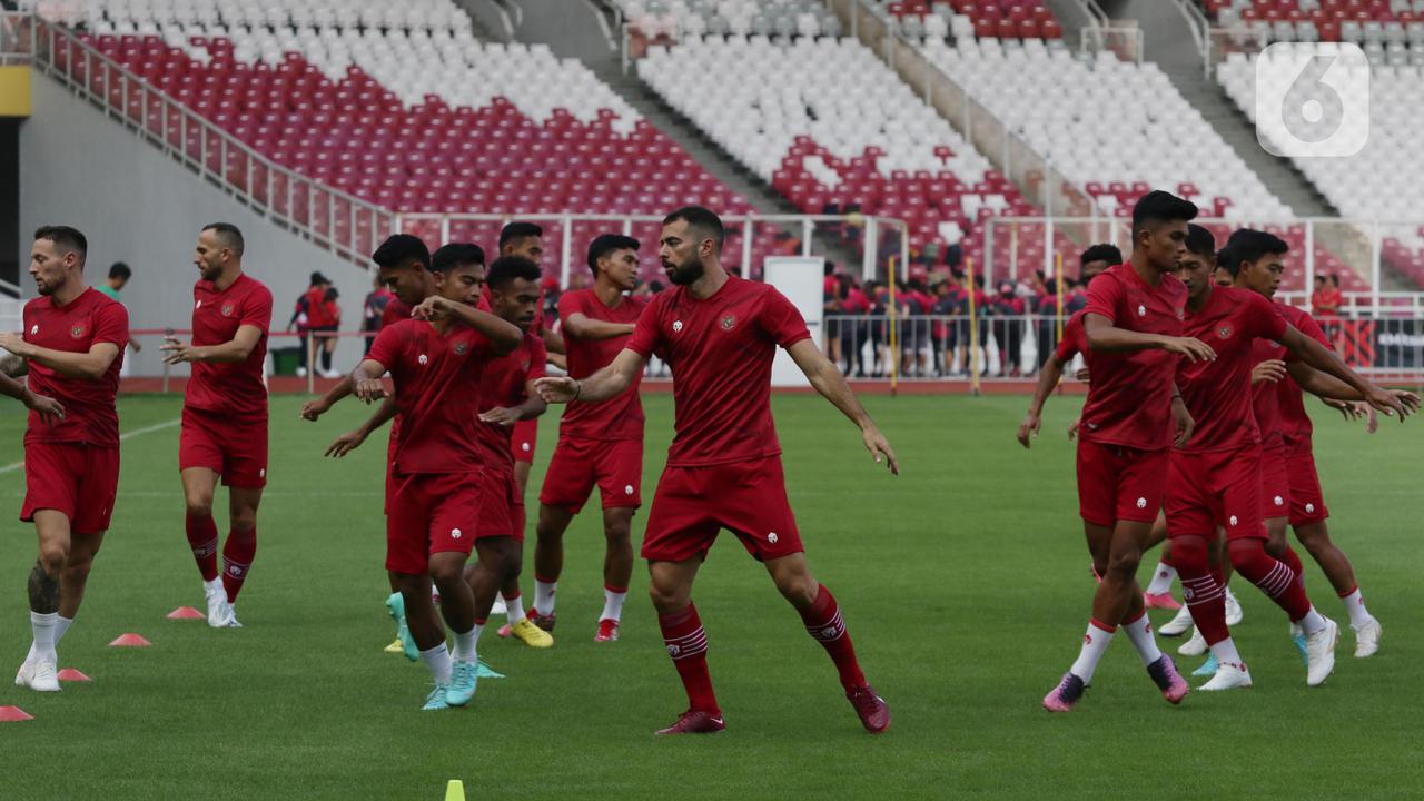 Intip Latihan Akhir Timnas Indonesia Sebelum Melakoni Laga di Piala AFF 2022