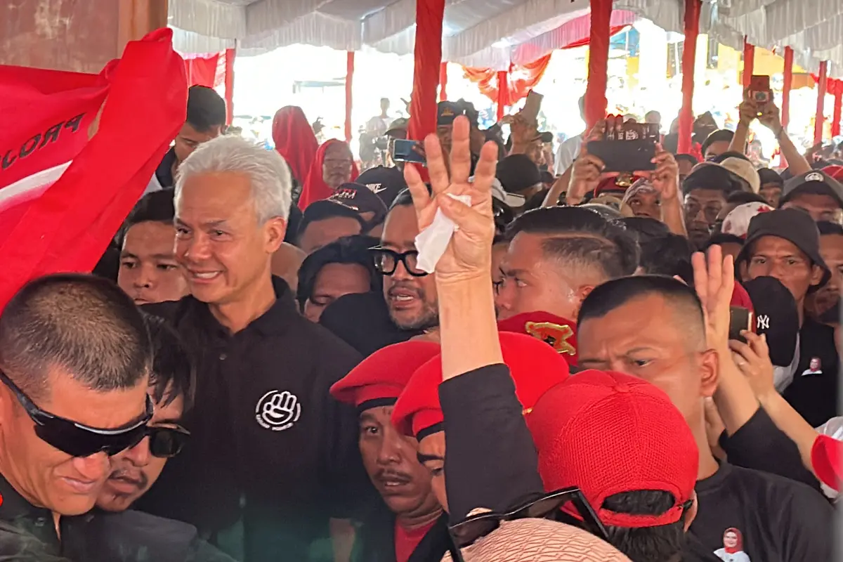 Calon presiden (capres) nomor urut tiga, Ganjar Pranowo