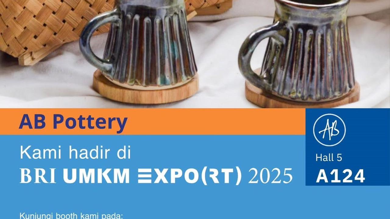 AB Pottery Meningkatkan Daya Saing UMKM Lokal ke Pasar Global Melalui BRI UMKM EXPO(RT) 2025