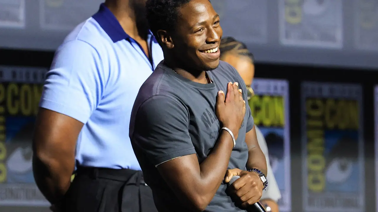 David Jonsson dalam San Diego Comic-Con 2026. (Amy Sussman / GETTY IMAGES NORTH AMERICA / Getty Images via AFP)