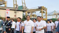 Menhub saat menghadiri acara Pelindo di Terminal Penumpang PT Pelabuhan Indonesia (Pelindo) II, Minggu (3/12/2017). (Dok Kemenhub)