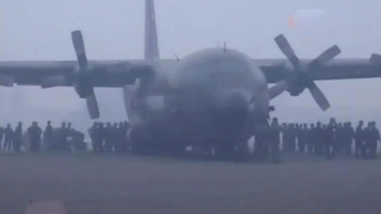 3 Pesawat Hercules Nekat Mendarat di Tengah Kabut Asap Jambi
