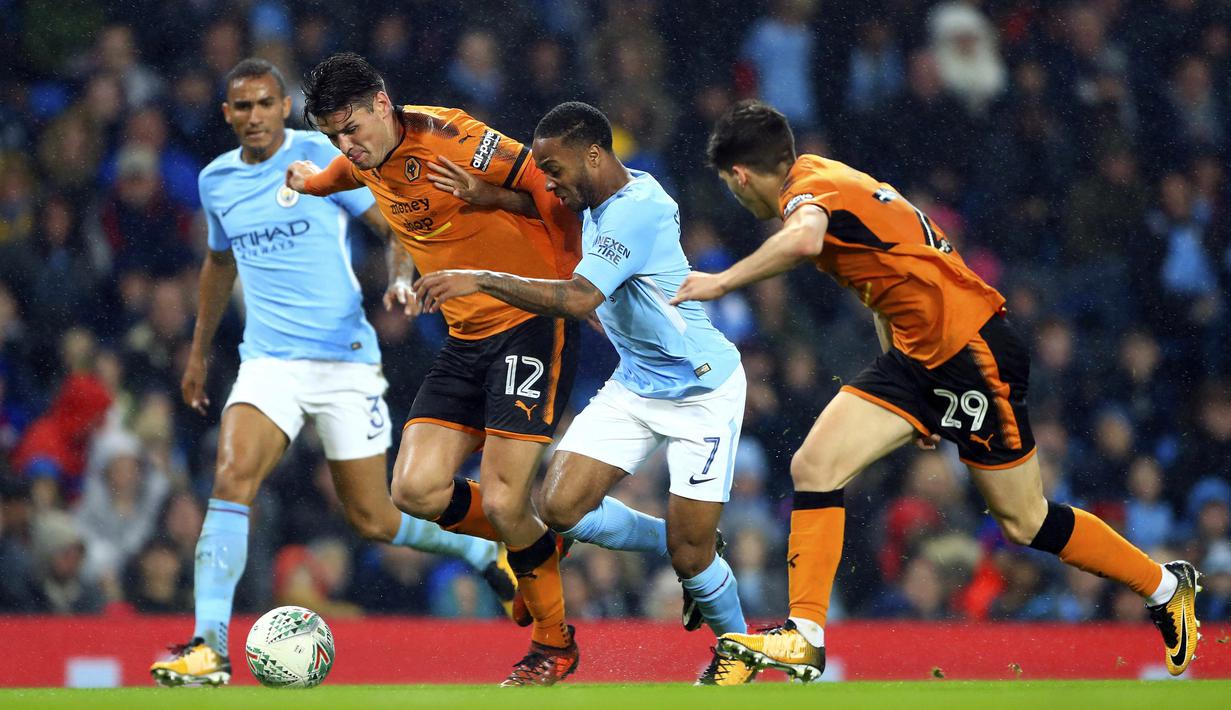 Wolverhampton Wanderers (baju oranye) (Tim Goode/PA via AP)