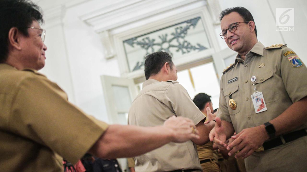 Anies Baswedan Gelar Halal Bihalal di Balai Kota