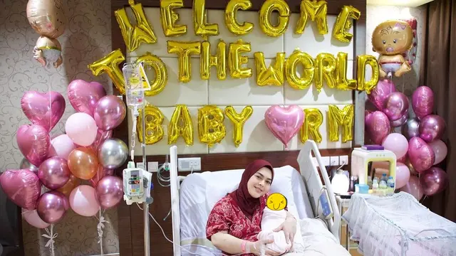 6 Potret Aisyahrani Melahirkan Anak Ketiganya, Tepat di Hari Kemerdekaan
