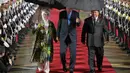 Deputi Bidang Protokol, Pers, dan Media Sekretariat Presiden, Yusuf Permana, menyebut kunjungan kenegaraan ini merupakan langkah penting dalam mempererat hubungan bilateral antara Indonesia dan Turki. (BAY ISMOYO/AFP)