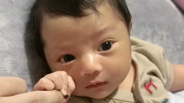 Bayi pasangan Tiktoker Cahyaniryn dan Selebgram Andreas Setyawan