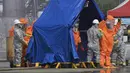 <p>Mempertimbangkan situasi geopolitik di sekitar Taiwan, latihan pertahanan sipil tahun ini akan melihat peningkatan latihan masa perang dari 50 persen menjadi 70 persen dari total. (Sam Yeh/AFP)</p>