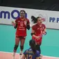 Tim putri Tectona Bandung menang atas&nbsp;Lombok Electrik PLN dengan skor 3-0 (25-21, 25-20, 25-20) pada laga pembuka Kejurnas&nbsp;Bola Voli Antarklub Livoli Divisi 1 di GOR Poltekpar Lombok Tengah, NTB, Minggu, 8 Oktober 2023.(foto: PBVSI)