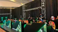 Festival Olahraga Rekreasi Masyarakat Nasional (Fornas) VI cabang Esports dibuka hari ini, Rabu (6/7/2022). (Liputan6.com/Nefri Inge)