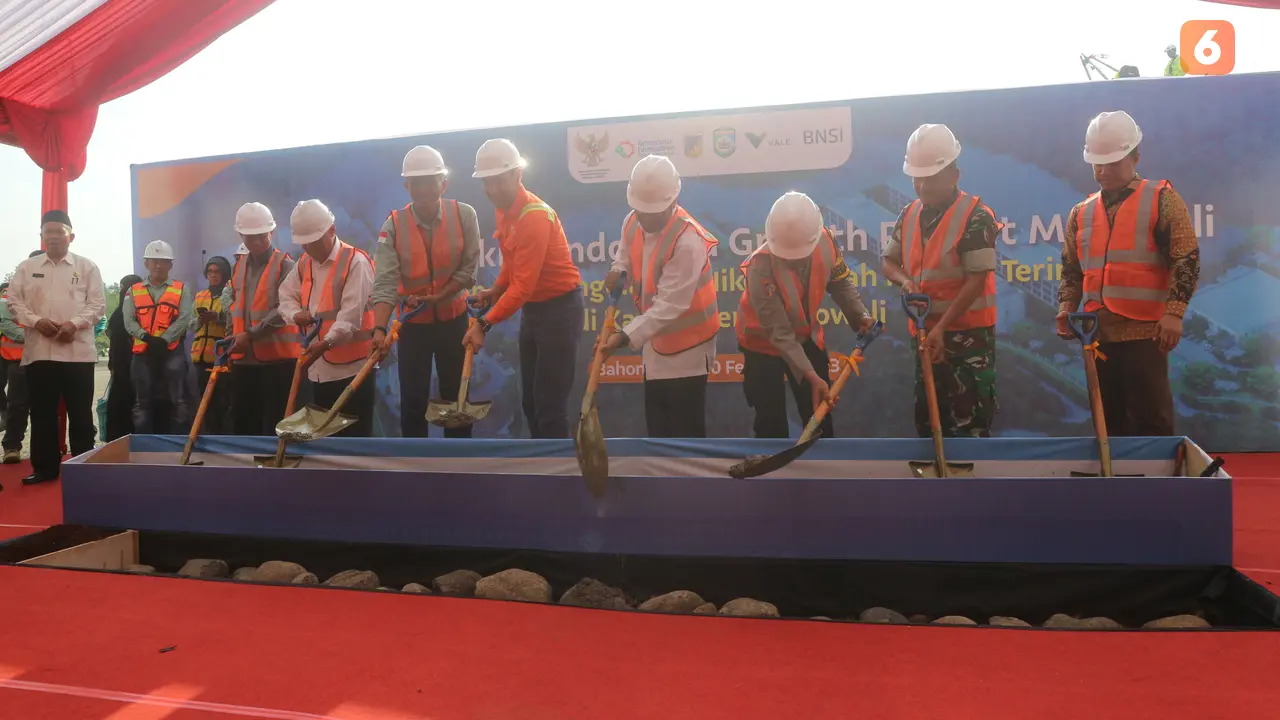 groundbreaking proyek pertambangan dan pengolahan nikel PT Vale di Morowali