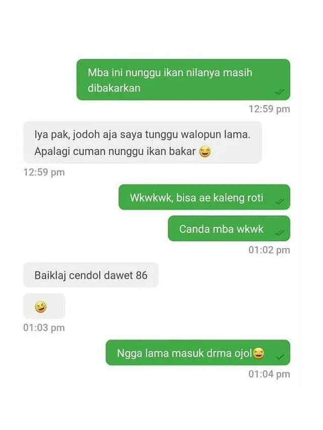 6 Chat Driver Ojek Online dan Penumpang Bahas Nikah Ini Absurd Banget