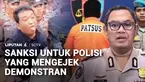 Polda Bengkulu menjatuhkan sanksi disiplin, kepada anggota polisi yang menunjukkan gestur tak pantas, saat pengamanan unjuk rasa Hari Tani. Pelaku dihukum dengan penempatan khusus atau patsus.