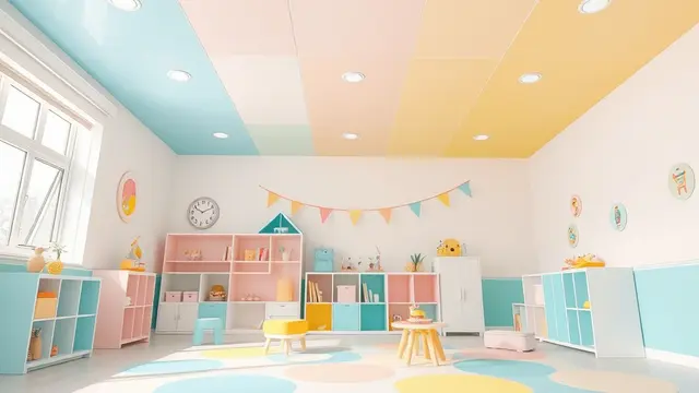 Model Plafon PVC Warna-warni