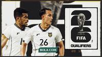 Miliano Jonathans dan Ricky Kambuaya, Timnas Indonesia. (Bola.com/Wiwig Prayugi)