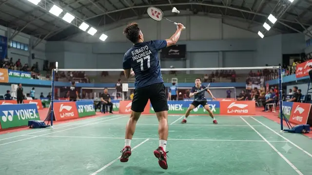 Bermain Badminton