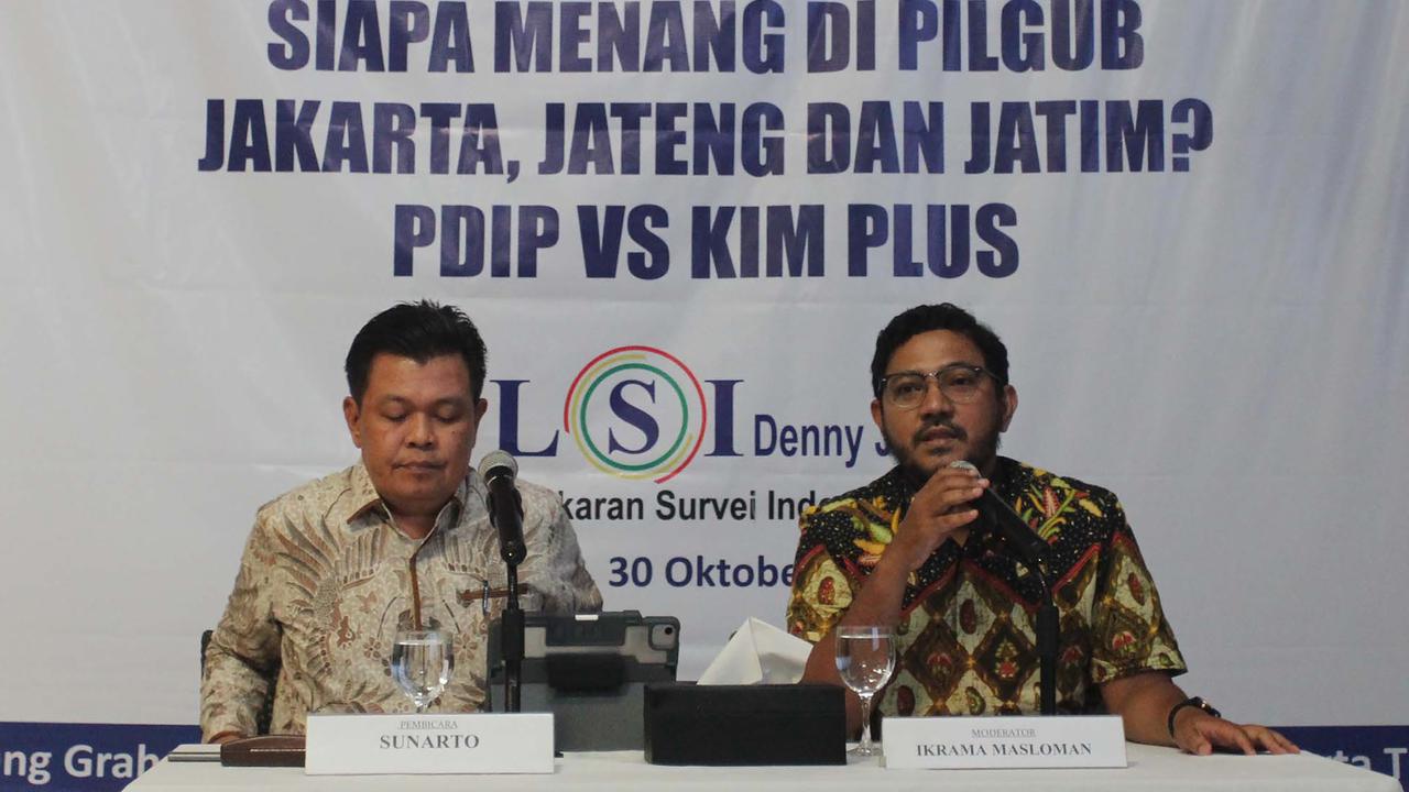 LSI Denny JA paparkan hasil Survei Pilkada Jakarta 2024