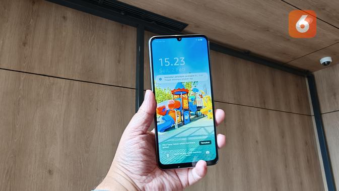Layar Tecno Spark Go 3 berukuran 6,75 inci dan sudah mendukung refresh rate 120Hz. (Liputan6.com/ Yuslianson)
