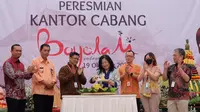 PT Midi Utama Indonesia Tbk (Alfamidi) meresmikan warehouse barunya di Wilayah, Boyolali Jawa Tengah, Kamis (19/10/2023).