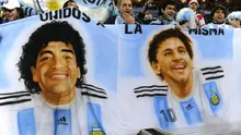 Legenda Argentina itu menilai Messi tak pantas meraih gelar pemain terbaik Piala Dunia. (AFP/Daniel Garcia)
