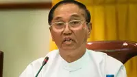 Presiden Myanmar&nbsp;Myint Swe meninggal dunia pada Kamis (7/8/2025) di Naypyidaw setelah lebih dari satu tahun berjuang melawan gangguan neurologis dan penyakit neuropati perifer (Dok. AP).