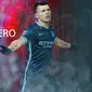 Rekor Gol Sergio Aguero (Liputan6.com/Abdillah)