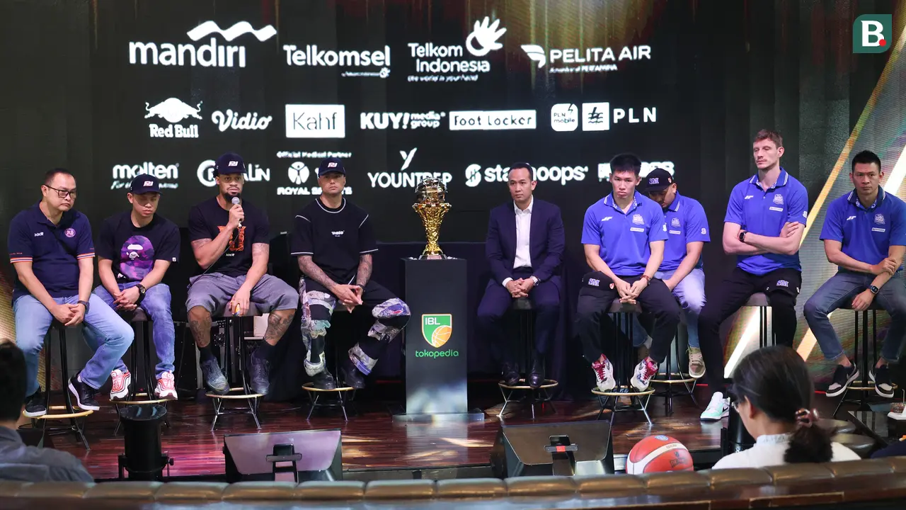 Konferensi pers final IBL 2024