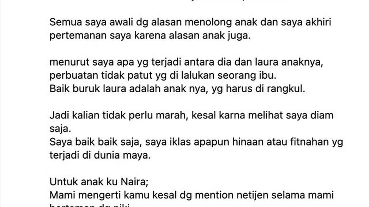 Fitri Salhuteru Akhiri Persahabatan dengan Nikita Mirzani, Siap Menjauhi Huru-hara Medsos demi Anak