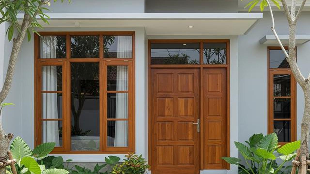 7 Gambar Rumah Minimalis dengan Pintu dan Jendela Beraksen Kayu, Padukan Estetika dan Fungsi