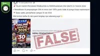 Cek Fakta: Tidak Benar Link Pendaftaran Pembuatan dan Perpanjangan SIM Gratis sampai 30 Juli 2026