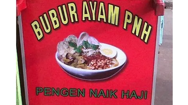 6 Cara Promosi Penjual Bubur Ayam Ini Unik Sekaligus Nyeleneh