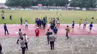 Final Liga 4 Lampung 2026 Ricuh, Pemain dan Ofisial Kejar Wasit usai Gol Dianulir