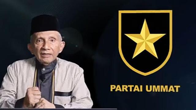 Amien Rais Perkenalkan Logo Partai Ummat.