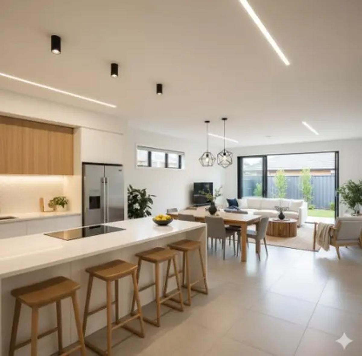 7 Tren Desain Dapur Menyatu dengan Ruang Keluarga Bergaya Open Space