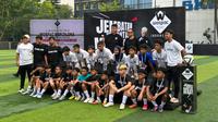 WOSPAC Barcelona Rep Office Indonesia resmi diluncurkan di Mini Soccer Pendekar Goozone Cibis Park, Jakarta Selatan, Senin (11/5/2026). (Bola.com/Muhammad Adi Yaksa).