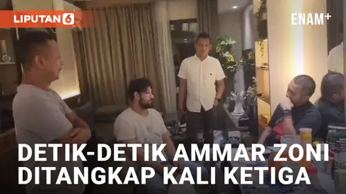 VIDEO: Hat-trick! Ammar Zoni Kembali Ditangkap karena Kasus Narkoba