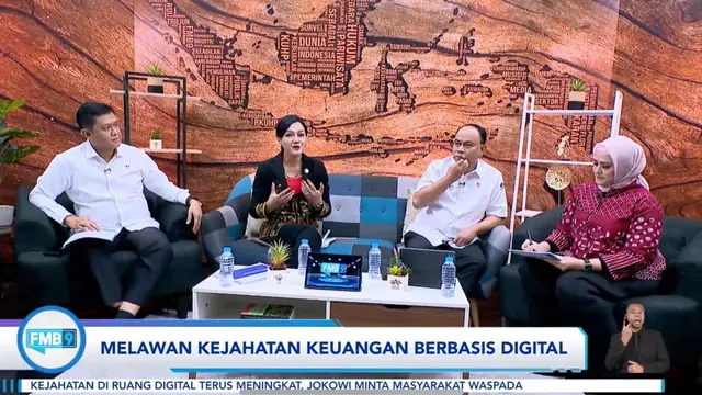 Kepala Eksekutif Pengawas Perilaku Pelaku Usaha Jasa Keuangan, Edukasi dan Pelindungan Konsumen Otoritas Jasa Keuangan (OJK), Friderica Widyasari dalam webinar Kominfo dengan tema 'Melawan Kejahatan Keuangan Berbasis Digital', Senin (21/8/2023).
