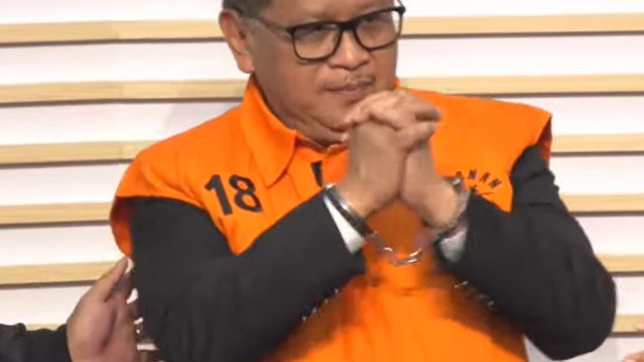 Hasto Kristiyanto ditahan KPK